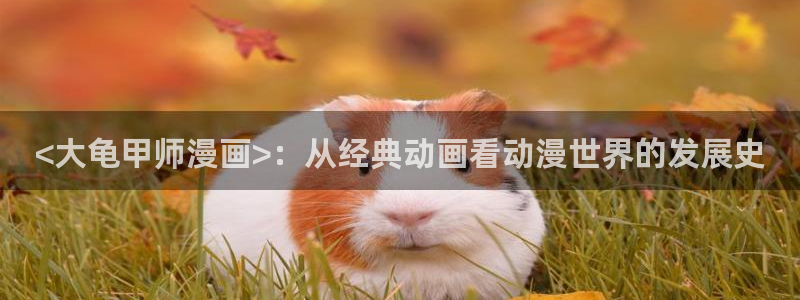 贝勒漫画个人登陆入口：<大龟甲师漫画>：从经典动画看动漫世界的发展史